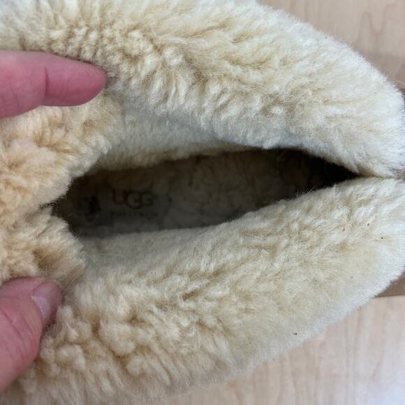 UGG Austrailia Women's Lexi Fold Over Shearling Lined Booties Size 10 - Picture 7 of 8